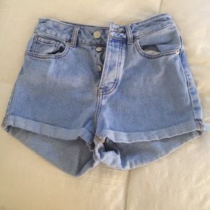 High waisted brandy melville shorts